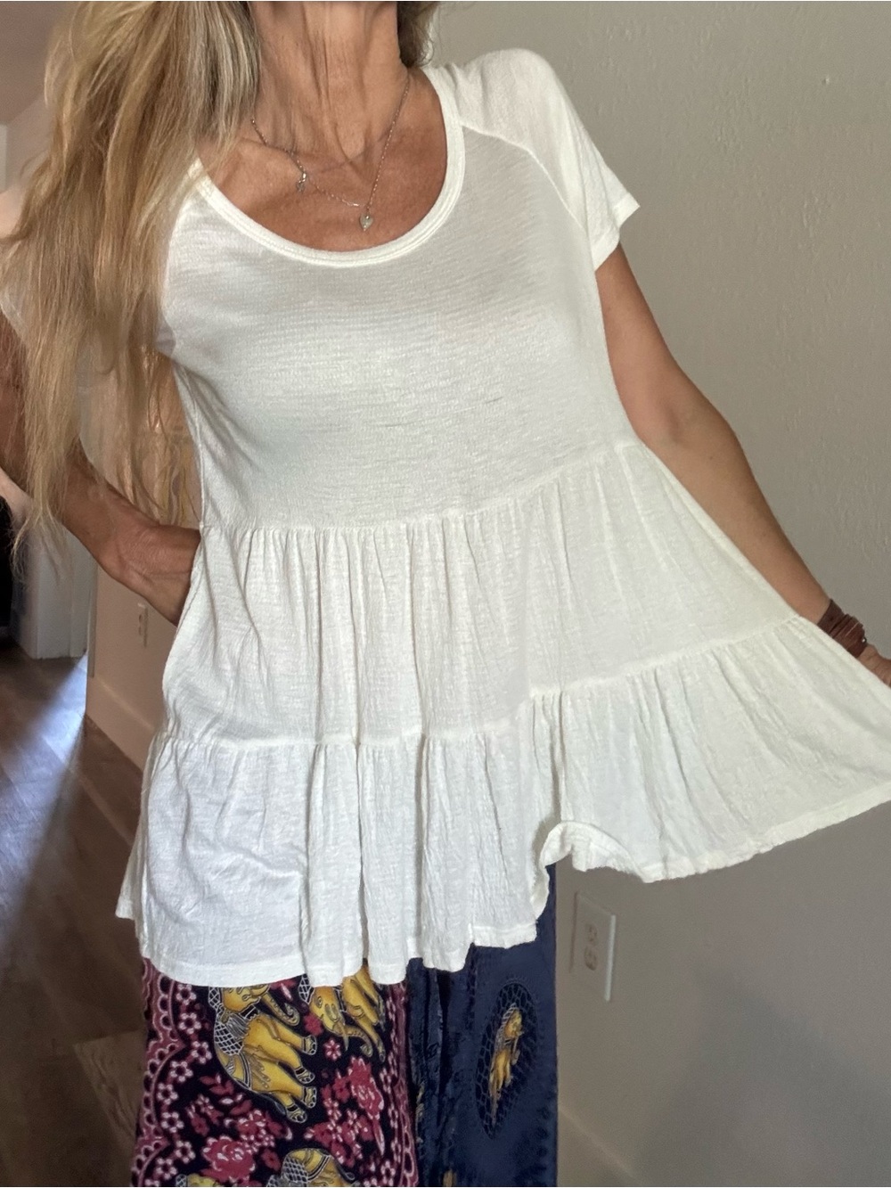 Above and Beyond Off-White Top